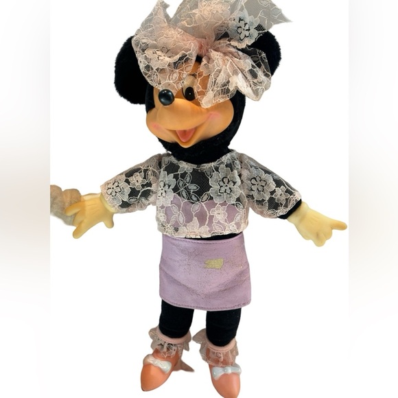 VTG Applause 1982 Disney’s Mickey & Minnie‎ Mouse Plush Stuffed Animal Toy Dolls - Picture 3 of 10